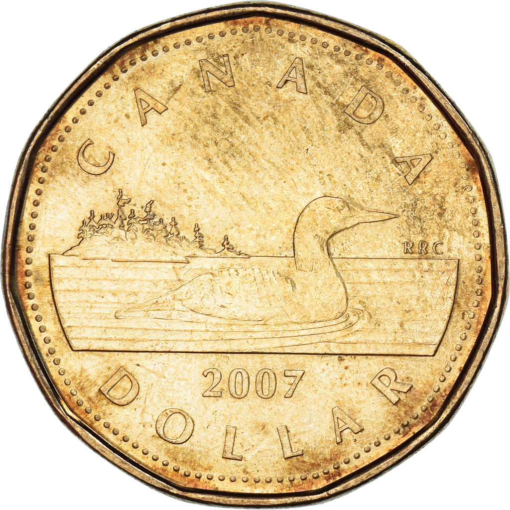 Coin, Canada, Dollar, 2007