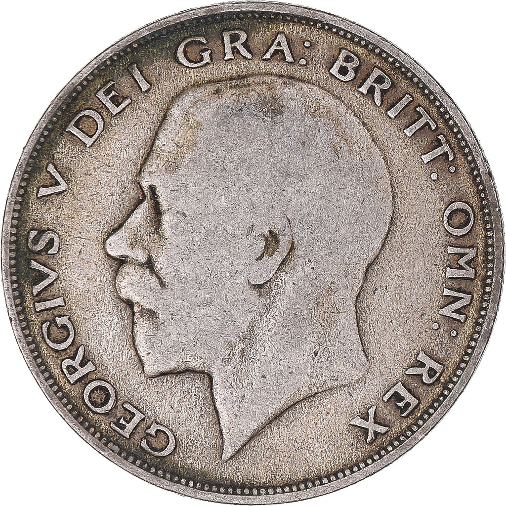 Coin, Great Britain, George V, 1/2 Crown, 1922, British Royal Mint, VF(30-35)