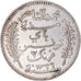 Coin, Tunisia, Muhammad al-Nasir Bey, 2 Francs, 1911, Paris, AU(50-53), Silver
