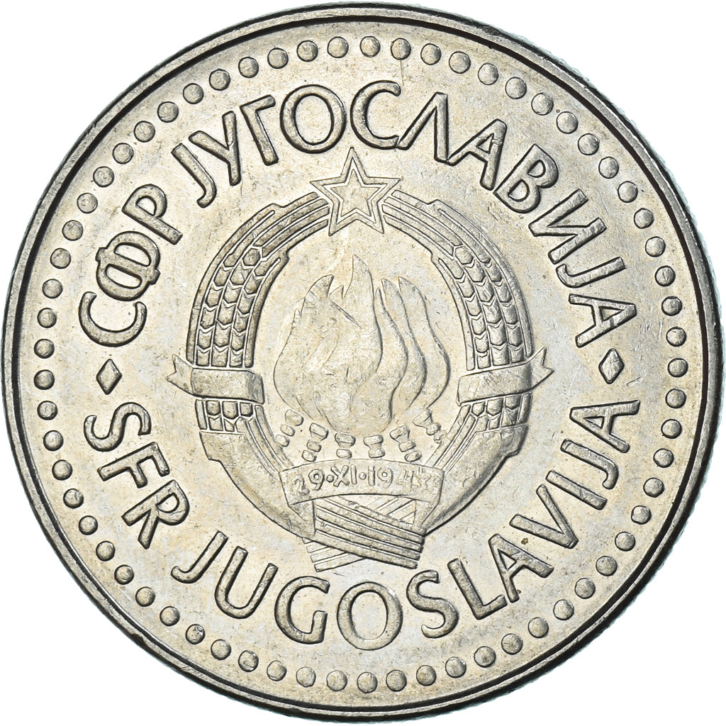 Munten, Joegoslaviëe, 100 Dinara, 1986