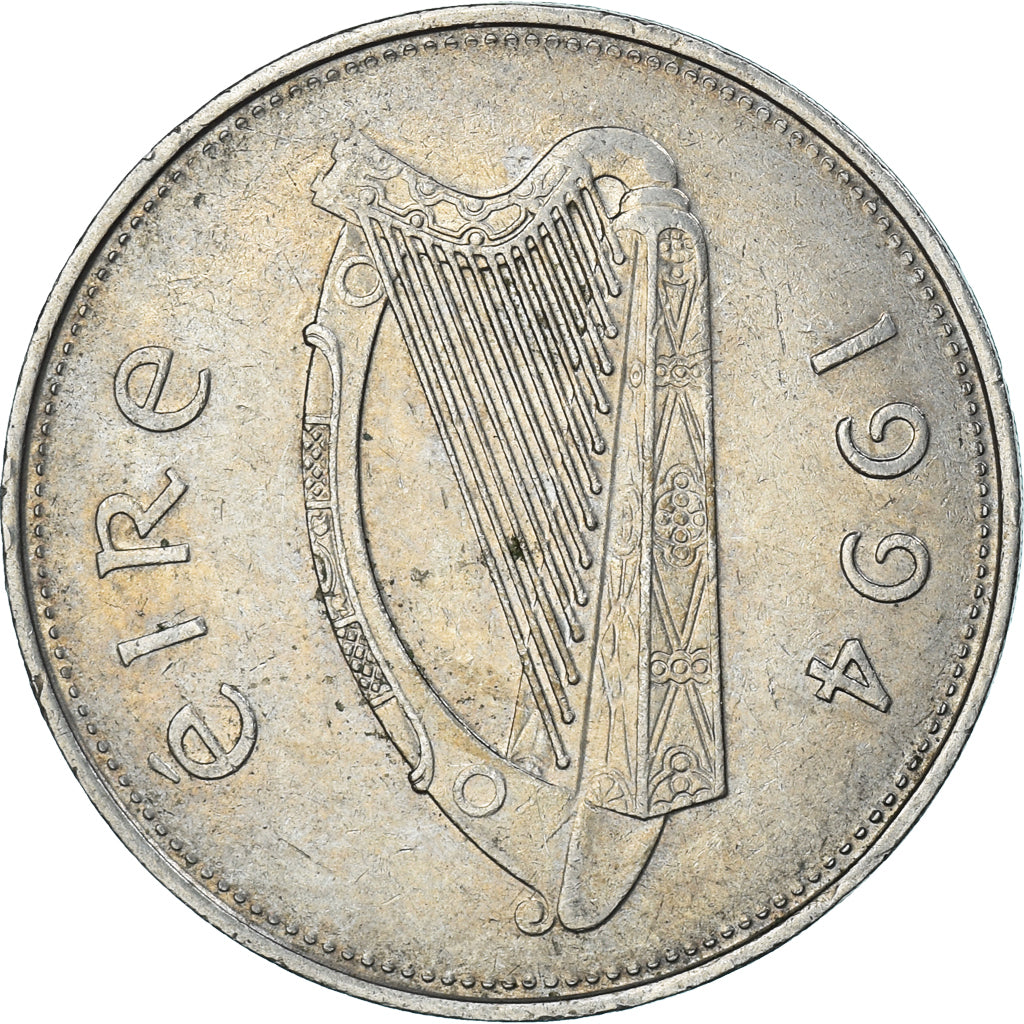 Coin, Ireland, Punt, Pound, 1994