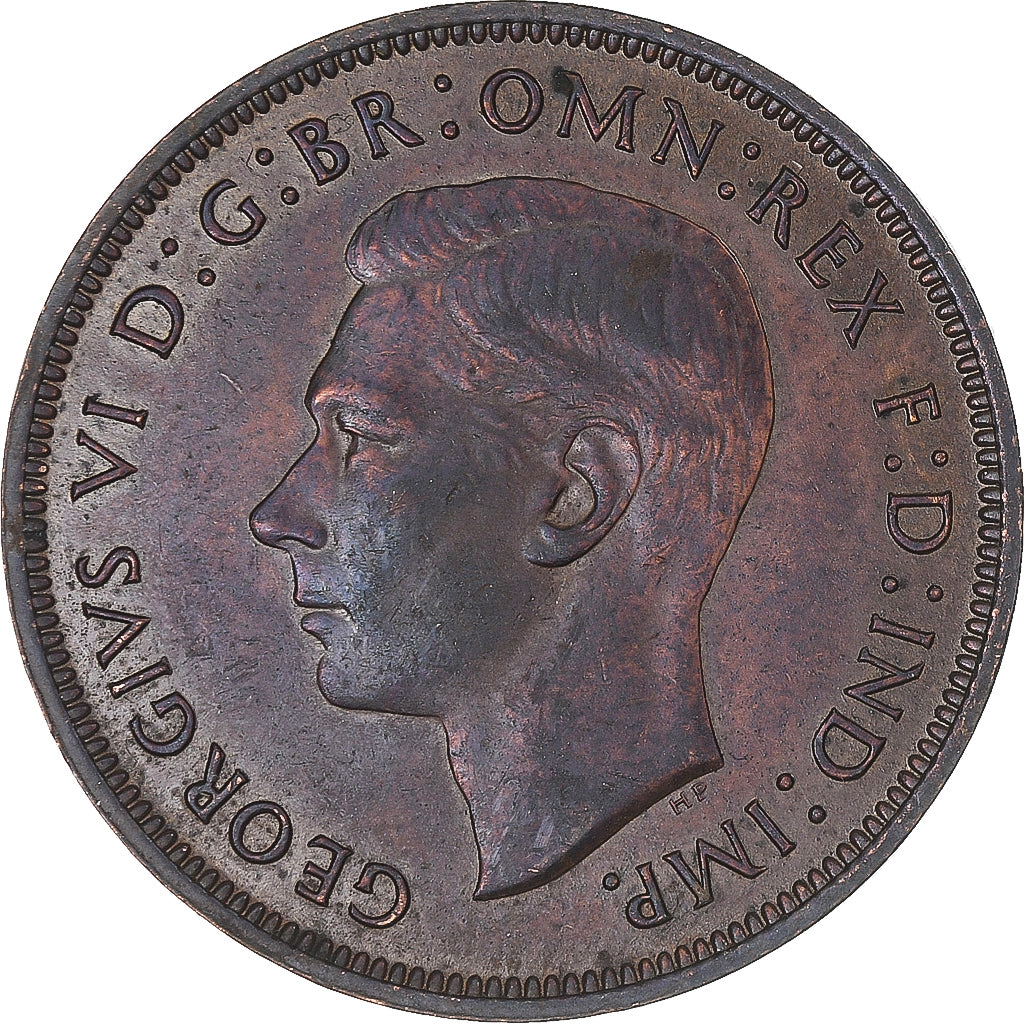Coin, Great Britain, George VI, Penny, 1945, British Royal Mint, MS(63), Bronze