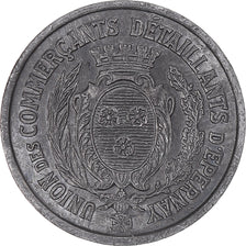 Coin, France, Union des Commerçants Détaillants., 25 Centimes, 1922, Epernay