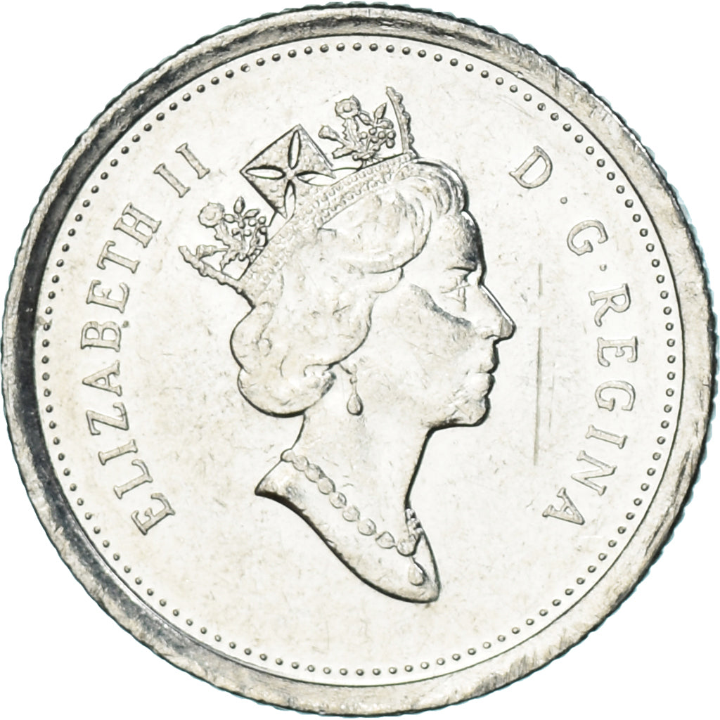 Coin, Canada, 10 Cents, 1998