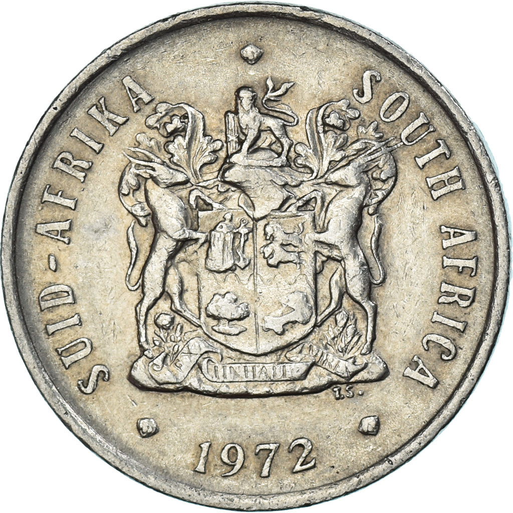 Münze, Südafrika, 20 Cents, 1972