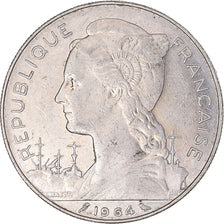 Coin, Réunion, 100 Francs, 1964, Paris, EF(40-45), Nickel, KM:13