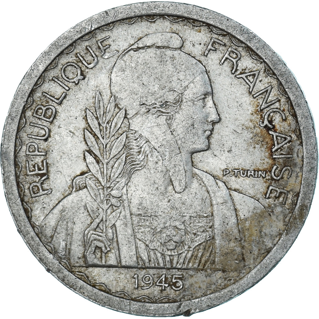 Coin, FRENCH INDO-CHINA, 10 Cents, 1945