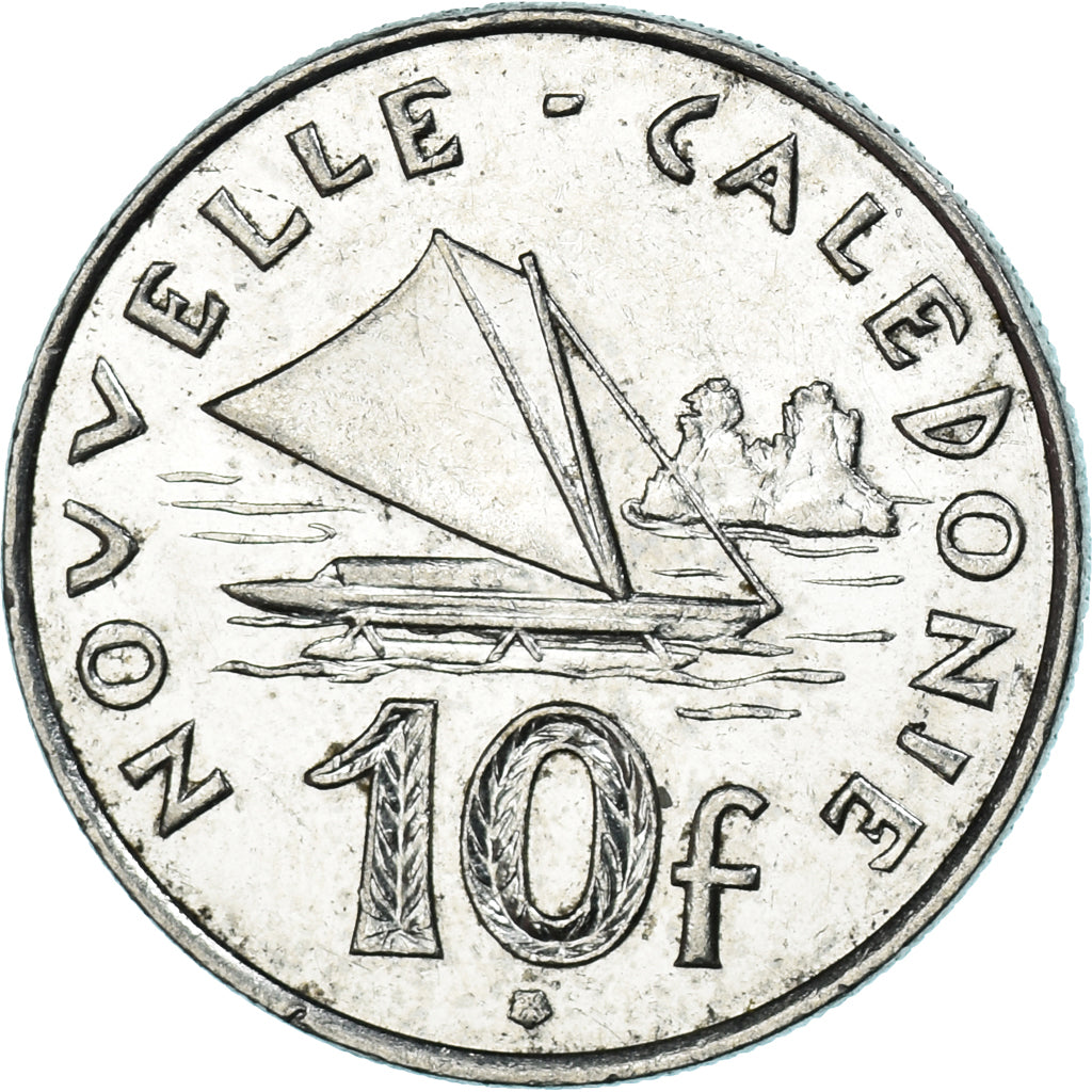 Coin, New Caledonia, 10 Francs, 2003