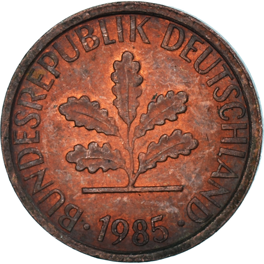 Moneta, Germania, Pfennig, 1985