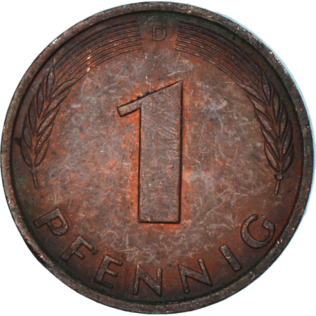 Moneta, Germania, Pfennig, 1985
