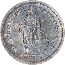 Moneta, Svizzera, 1/2 Franc, 1968, Bern, BB, Rame-nichel, KM:23a.1