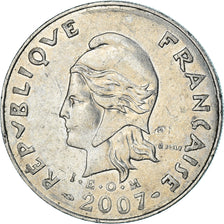 Münze, Neukaledonien, 20 Francs, 2007