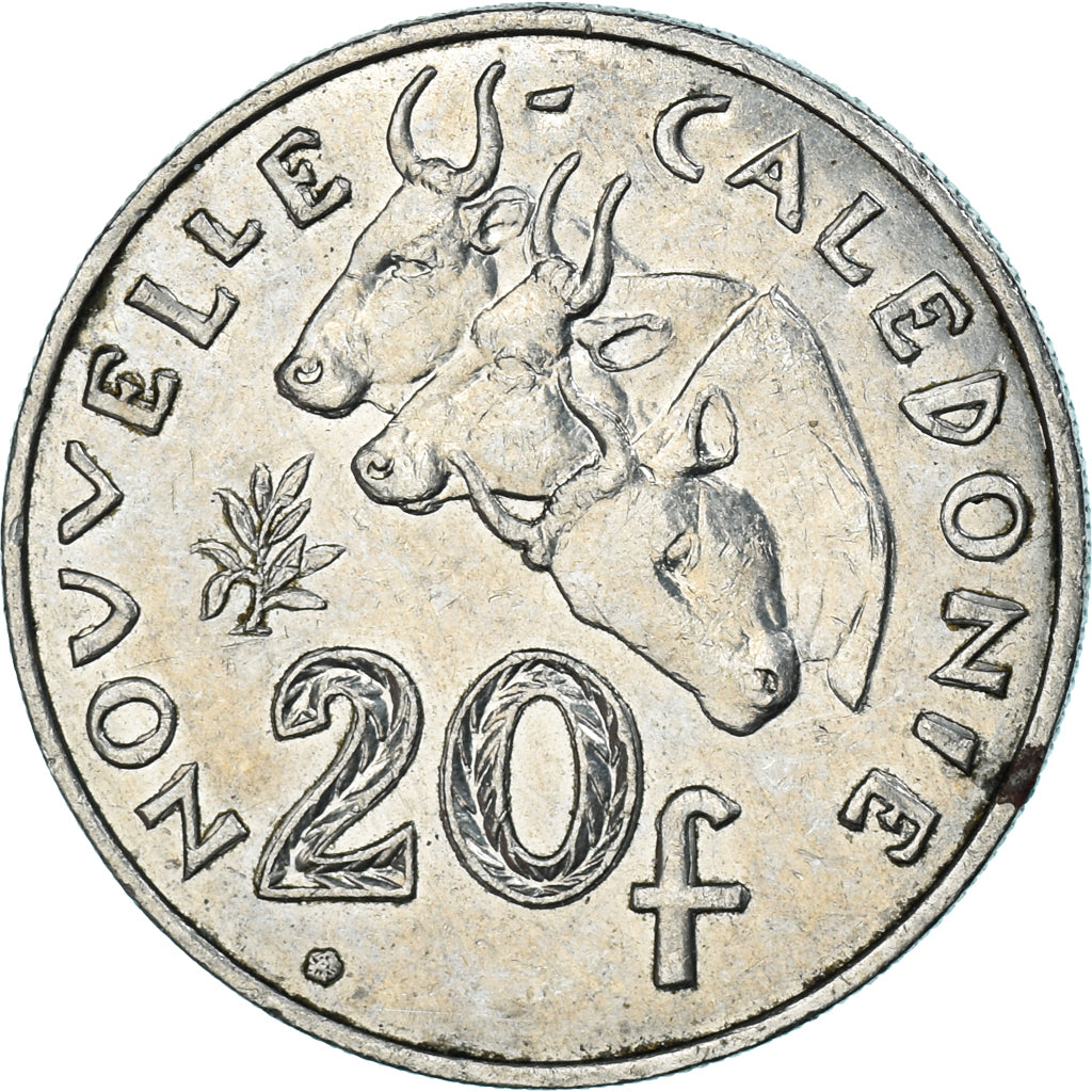 Münze, Neukaledonien, 20 Francs, 2007