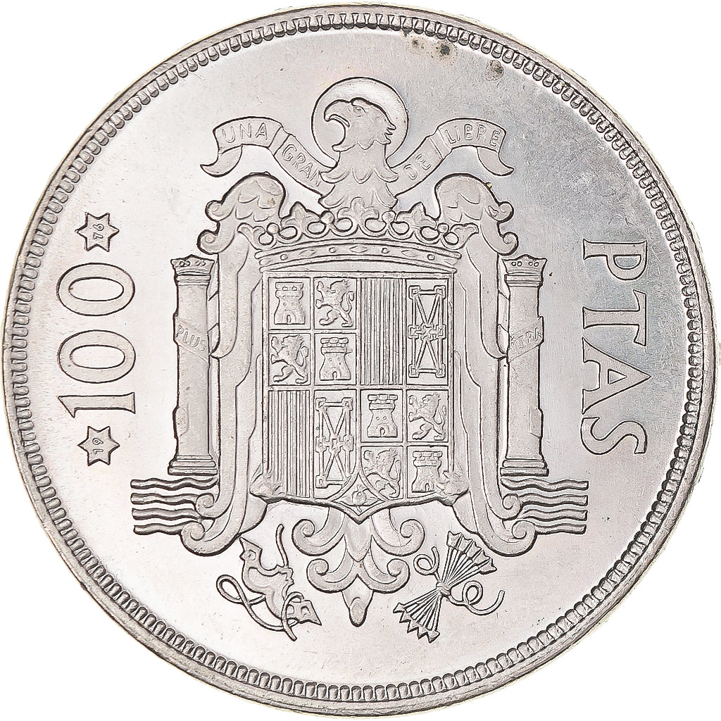 Moneda, España, Juan Carlos I, 100 Pesetas, 1976, Madrid, MBC, Cobre - níquel