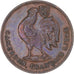 Moneda, Camerún, Franc, 1943, Pretoria, Français Libre, MBC, Bronce, KM:5