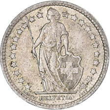 Coin, Switzerland, 1/2 Franc, 1961, Bern, AU(55-58), Silver, KM:23