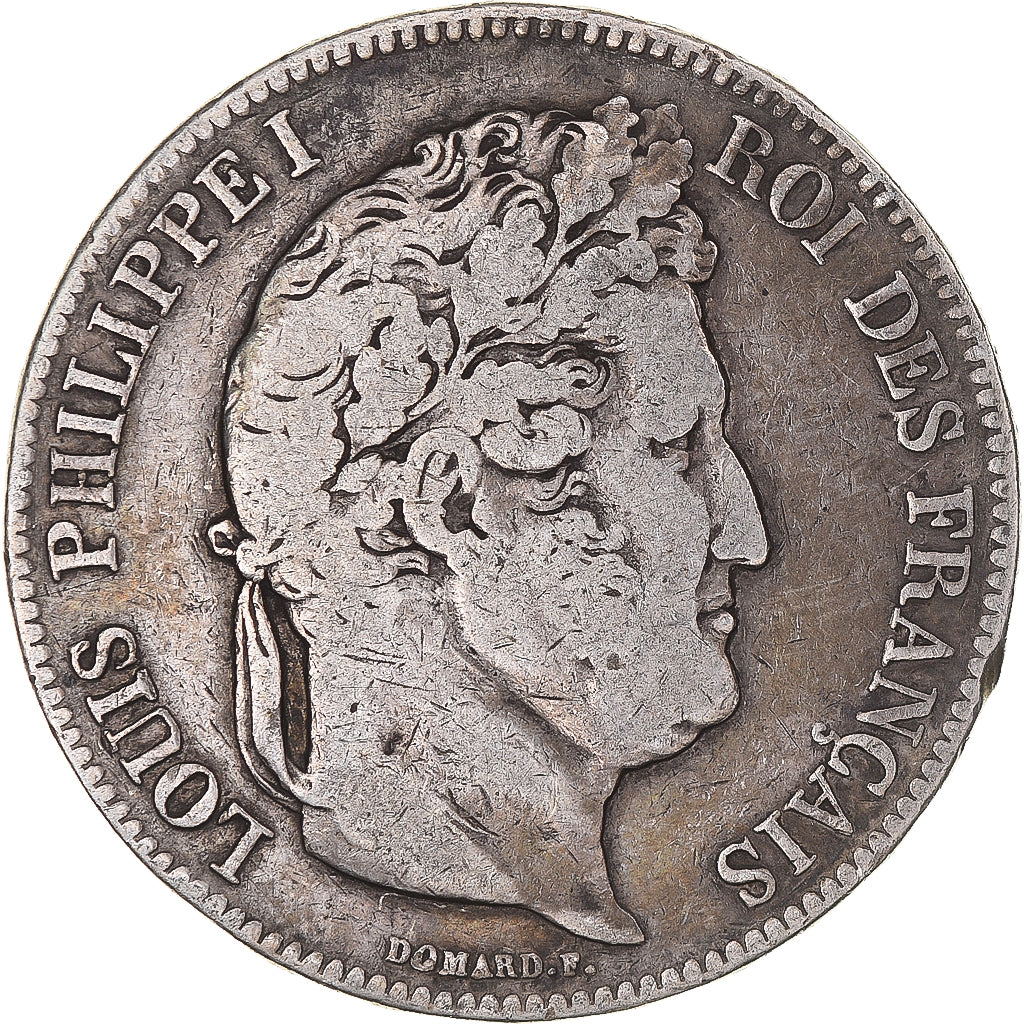 Coin, France, Louis-Philippe, 5 Francs, 1833, La Rochelle, VF(30-35), Silver