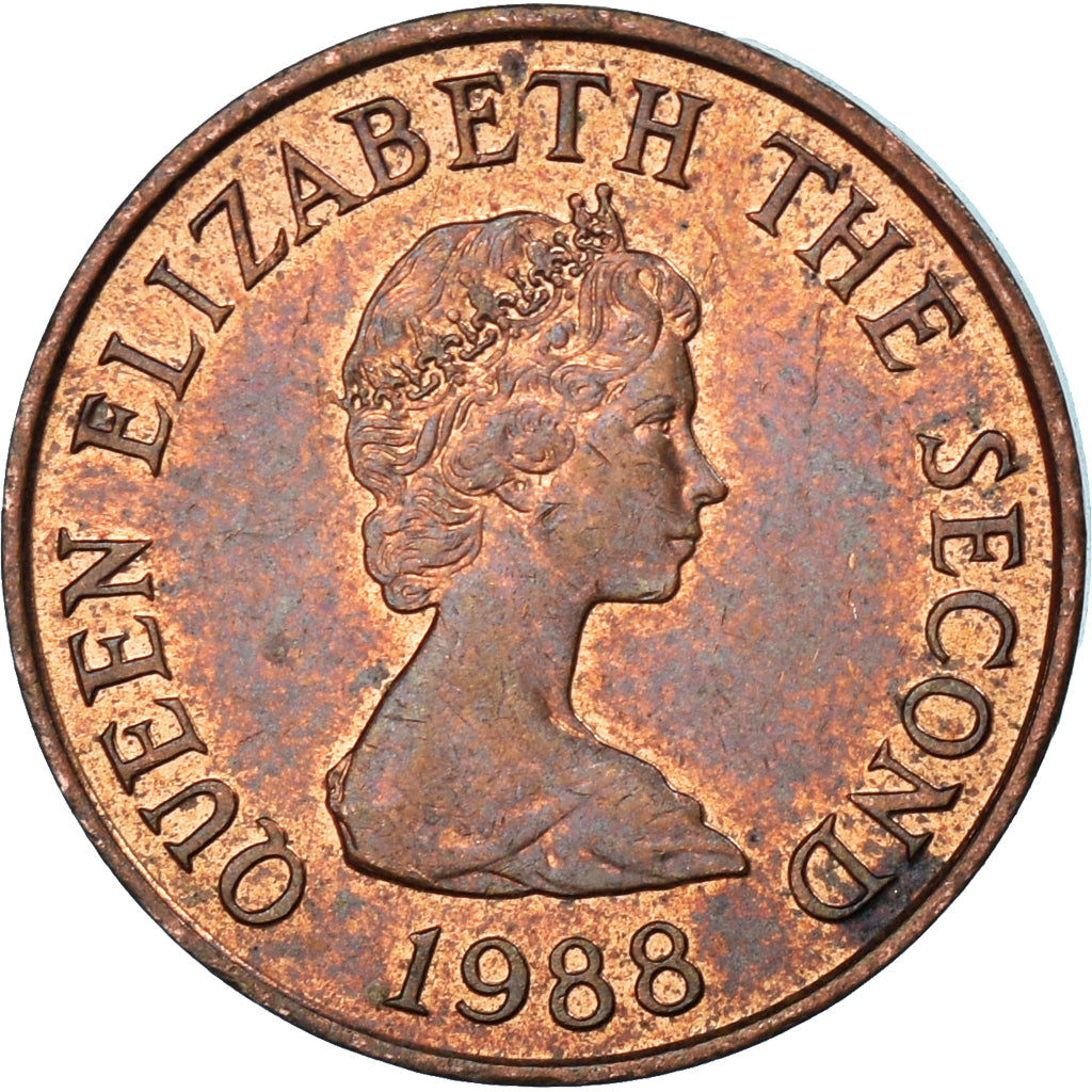 Monnaie, Jersey, Penny, 1988