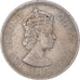 Coin, Seychelles, 1/2 Rupee, 1970, British Royal Mint, VF(30-35), Copper-nickel