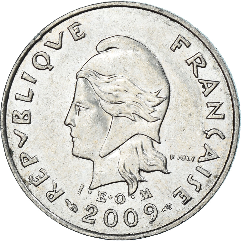 Monnaie, Polynésie française, 10 Francs, 2009