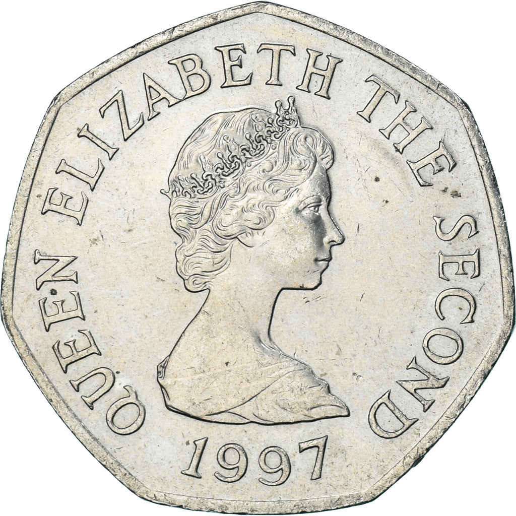 Coin, Jersey, 50 Pence, 1997