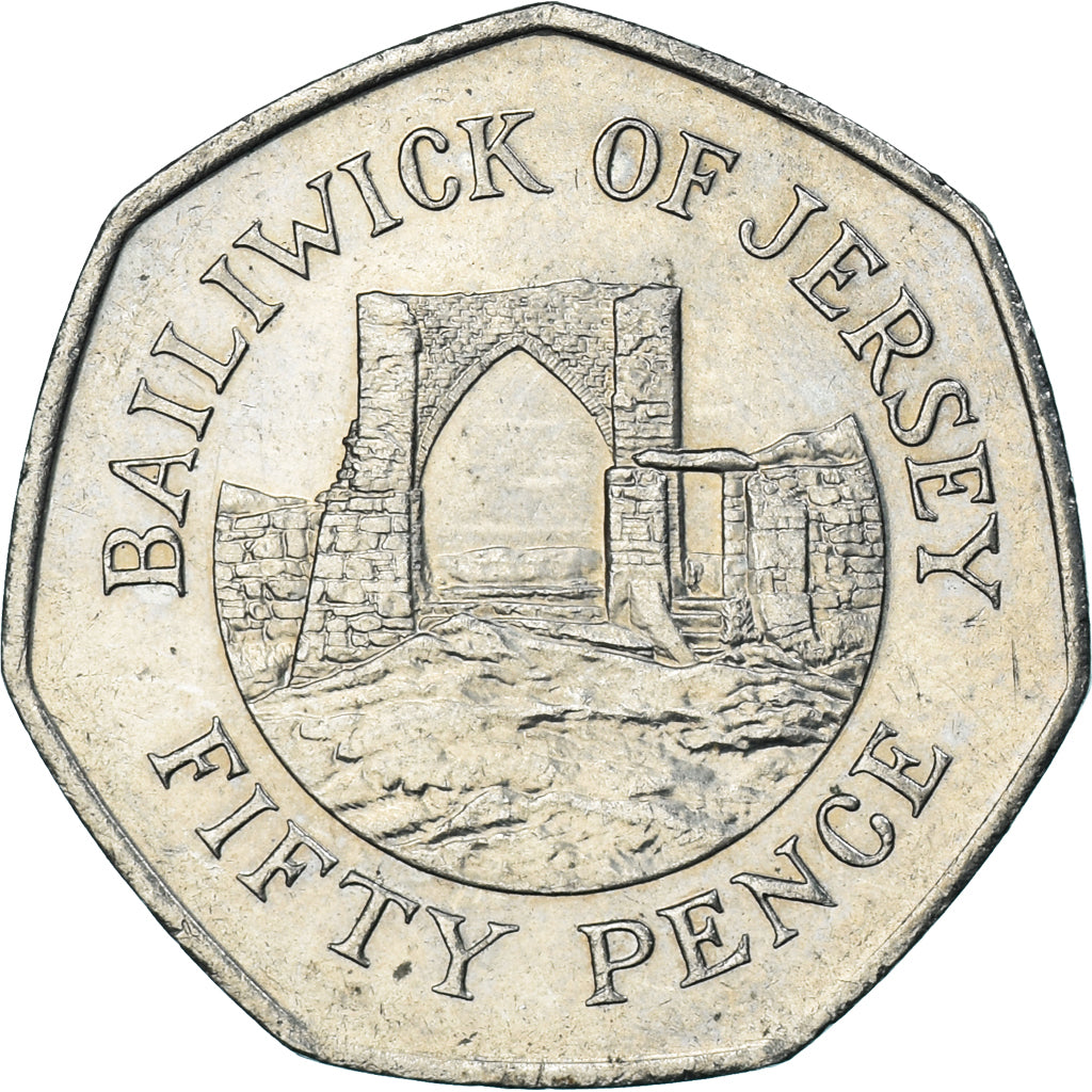 Coin, Jersey, 50 Pence, 1997
