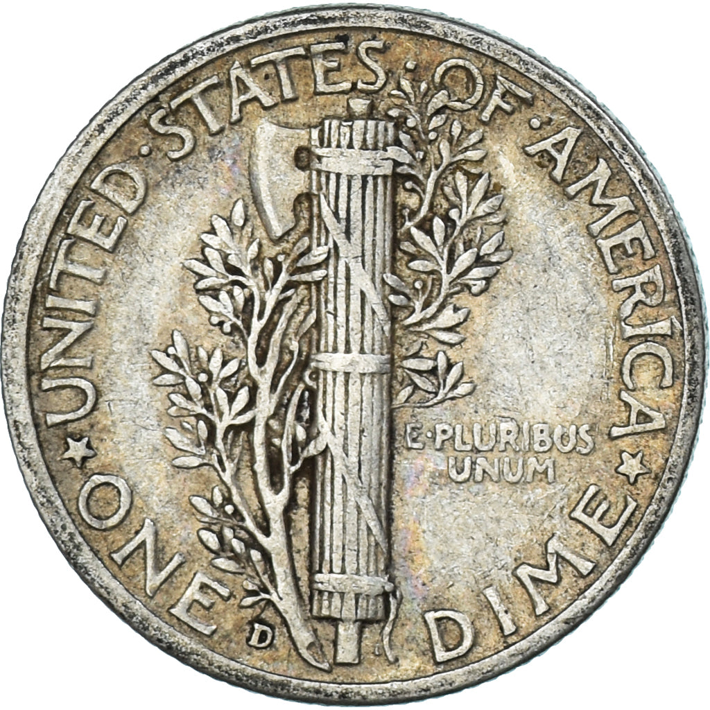 Moneta, USA, Dime, 1943