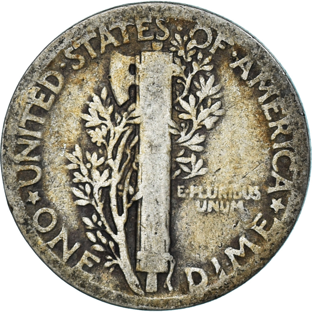 Moneda, Estados Unidos, Dime, 1927