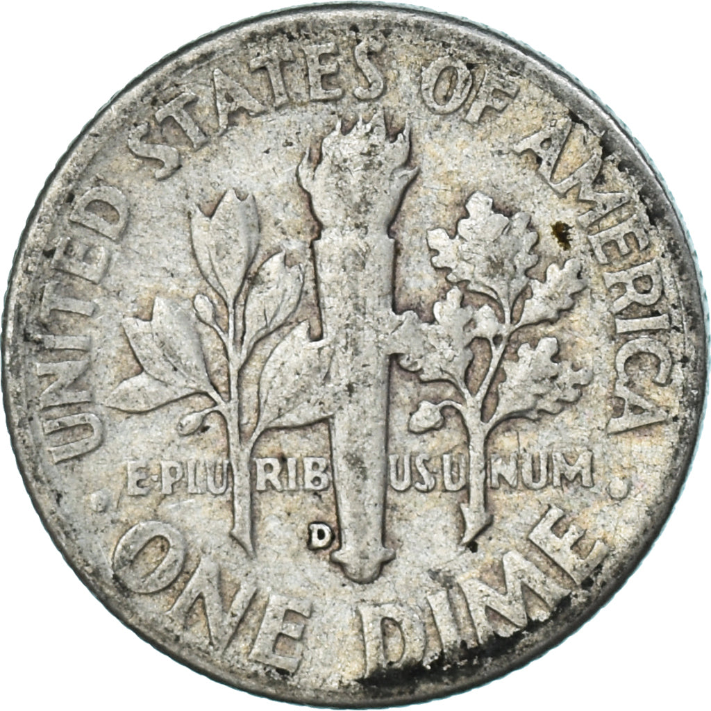 Moneda, Estados Unidos, Dime, 1956