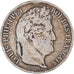 Moneta, Francia, Louis-Philippe, 5 Francs, 1840, Rouen, B+, Argento, KM:749.2