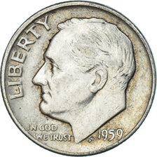 Moneta, USA, Dime, 1959