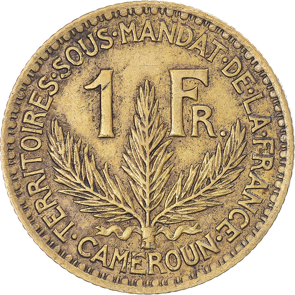Coin, Cameroon, Franc, 1924, Paris, EF(40-45), Aluminum-Bronze, KM:2