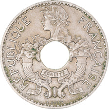 Munten, FRANS INDO-CHINA, 5 Cents, 1939, Paris, ZF+, Nickel-brass, KM:18.1a