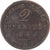 Moneta, Stati tedeschi, PRUSSIA, Wilhelm I, 2 Pfennig, 1866, MB+, Rame, KM:481