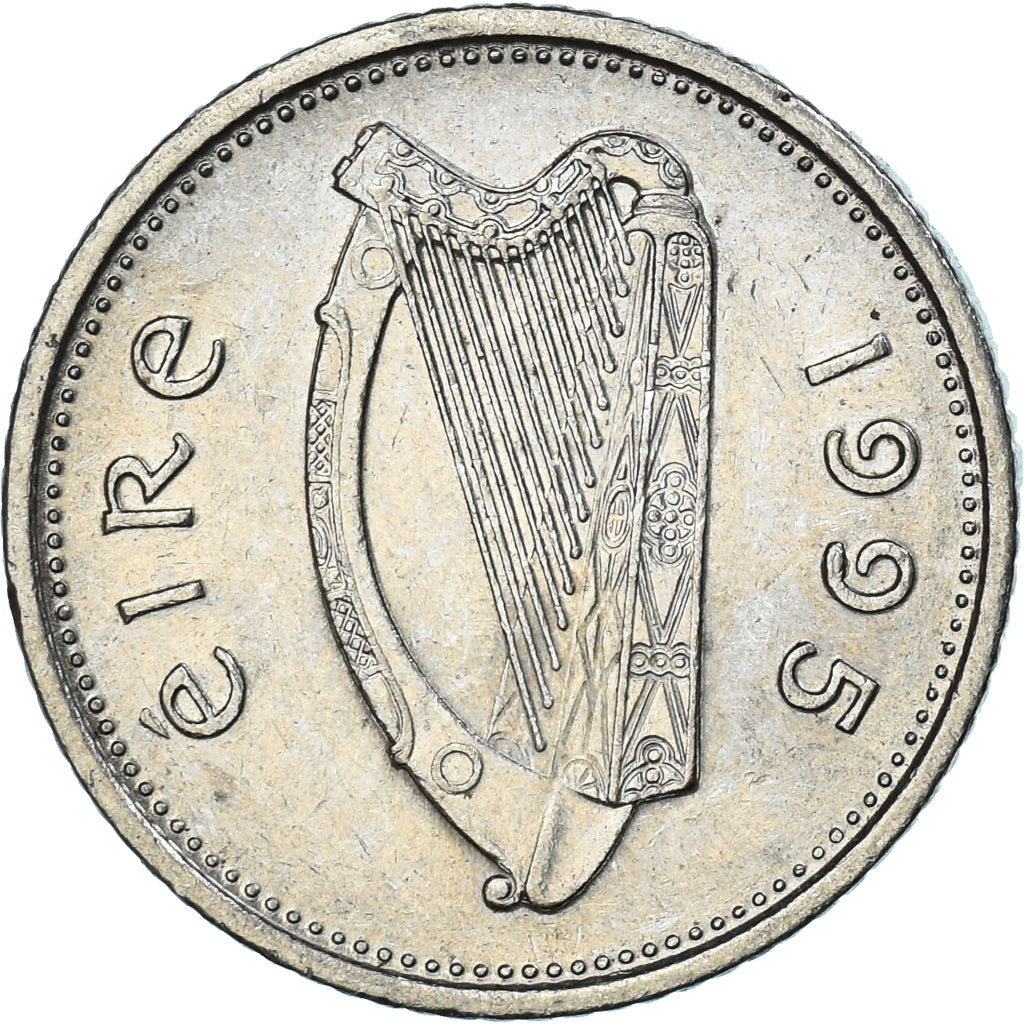 Moneda, Irlanda, 10 Pence, 1995