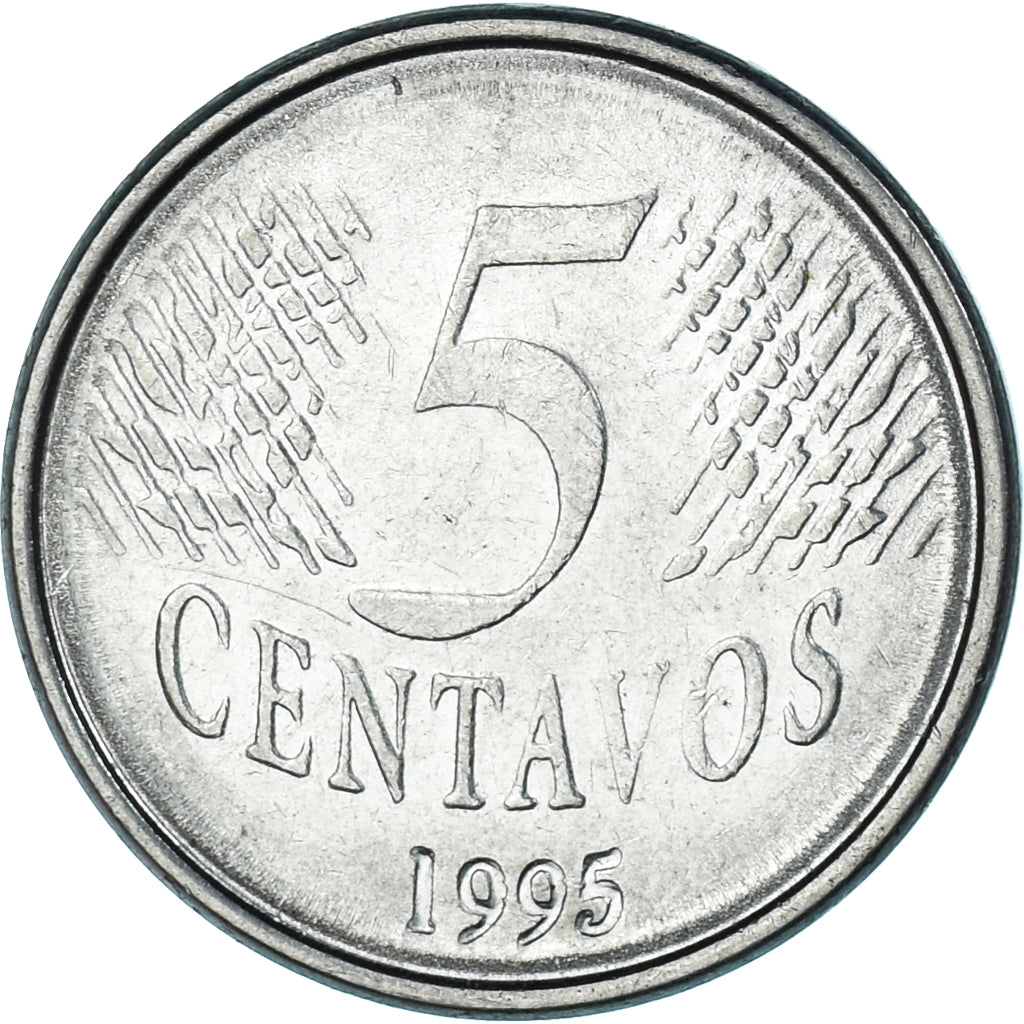 Moeda, Brasil, 5 Centavos, 1995