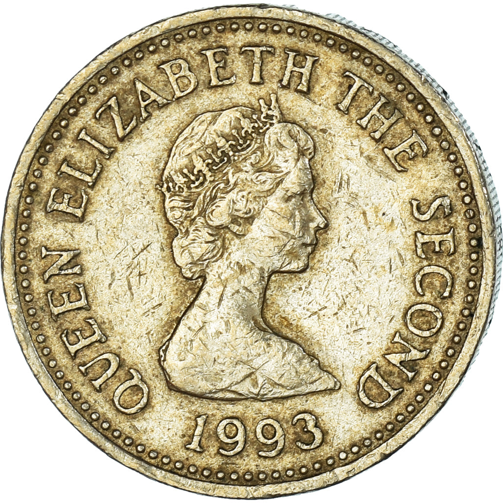 Coin, Jersey, Pound, 1993