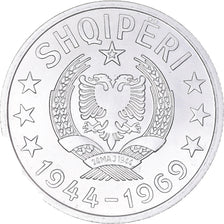Monnaie, Albanie, 50 Qindarka, 1969, Rome, SPL, Aluminium, KM:47