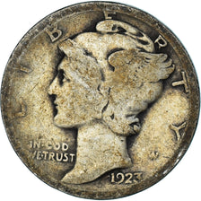 Coin, United States, Dime, 1923