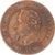 Moeda, França, Napoleon III, 2 Centimes, 1862, Bordeaux, AU(55-58), Bronze