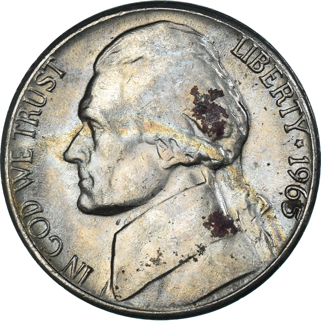 Moeda, Estados Unidos da América, 5 Cents, 1965