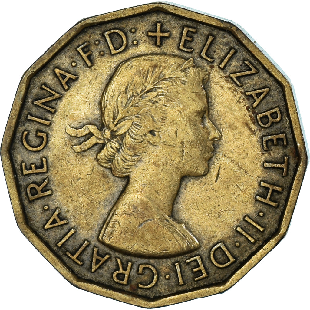 Monnaie, Grande-Bretagne, 3 Pence, 1959