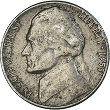 Moneta, Stati Uniti, 5 Cents, 1955