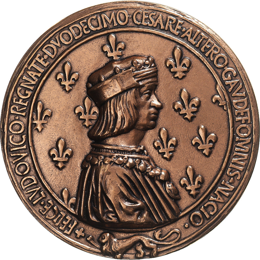 France, Medal, Mariage du Roi Louis XII et Anne de Bretagne, History, MS(65-70)