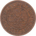 Monnaie, Indes orientales néerlandaises, Wilhelmina I, 2-1/2 Cents, 1858