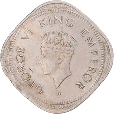 Münze, INDIA-BRITISH, George VI, 2 Annas, 1947, SS, Kupfer-Nickel, KM:542