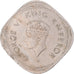 Coin, INDIA-BRITISH, George VI, 2 Annas, 1947, EF(40-45), Copper-nickel, KM:542