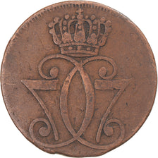 Coin, Denmark, Christian VII, Skilling, 1771, VF(30-35), Copper, KM:616.1
