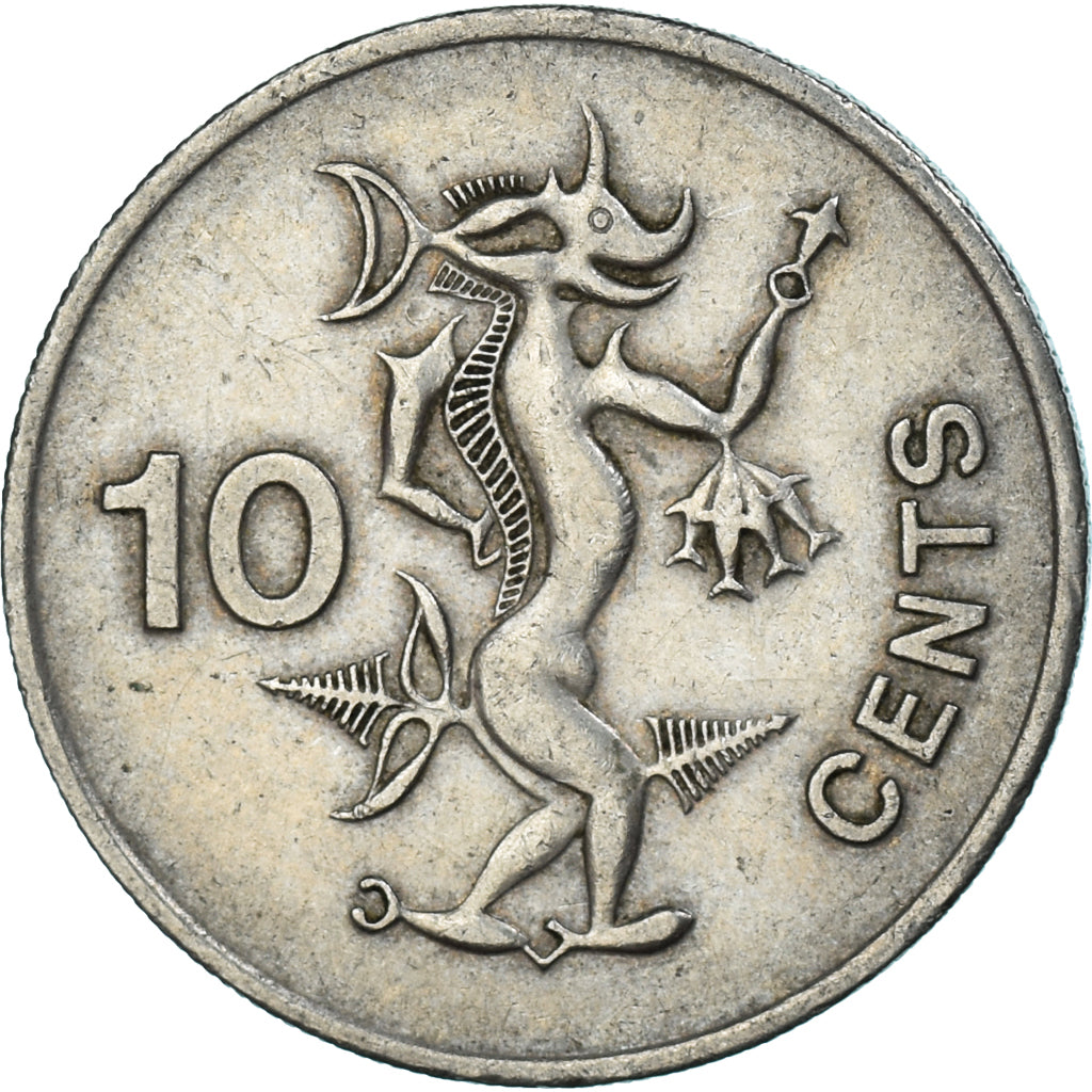 Monnaie, Îles Salomon, 10 Cents, 1977