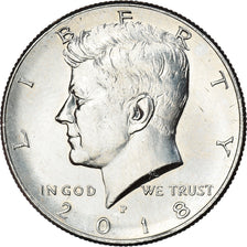 Monnaie, États-Unis, 1/2 Dollar, 2018